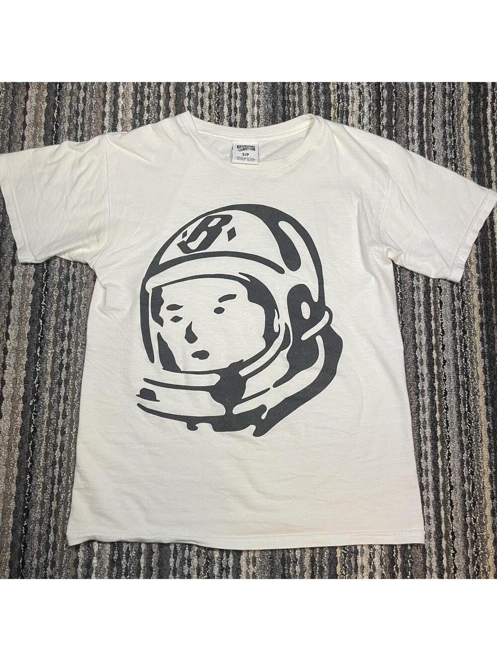 Billionaire Boys Club Astronaut Helmet Head Logo White Black T Shirt Mens Small
